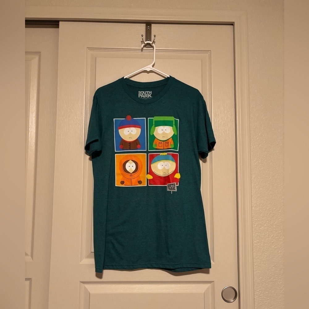 Hybrid Apparel Dark Green South Park Tee Size Medium